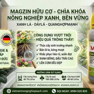 MAGZIN HỮU CƠ NÔNG NGHIỆP SẠCH