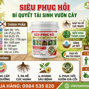 SIÊU PHỤC HỒI NÔNG NGHIỆP SẠCH